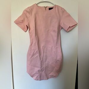 Hot Miami Styles Blush Pink Mini Dress